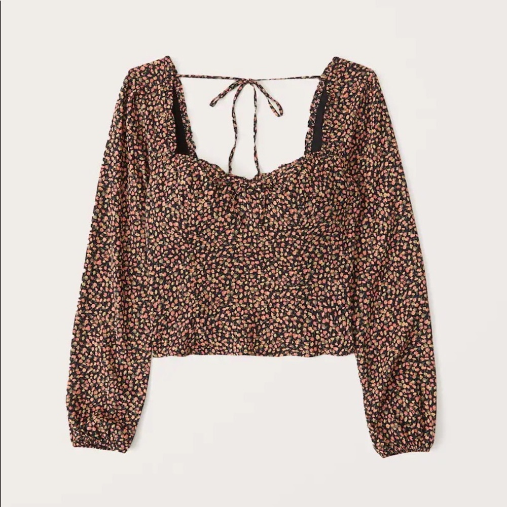 Gently Used Abercrombie Sweetheart Blouse, Size Medium